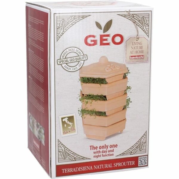 GEO Terracotta Sprouter Tower Box