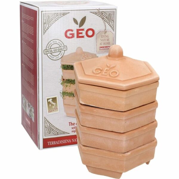 GEO Terracotta Sprouter Tower - with box