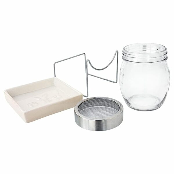 Geo Glass Sprouting Jar Contents